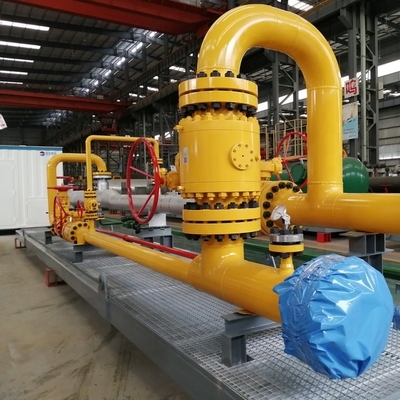 Natural Gas Pigging Transmitter and Receiver Pipeline Pigging  Skid  Pipeline Pig Launcher and Receiver