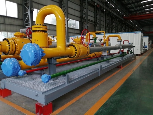 Natural Gas Pigging Transmitter and Receiver Pipeline Pigging  Skid  Pipeline Pig Launcher and Receiver