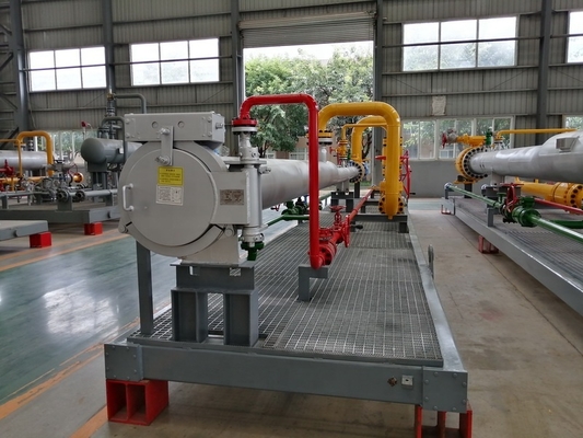 Natural Gas Pigging Transmitter and Receiver Pipeline Pigging  Skid  Pipeline Pig Launcher and Receiver