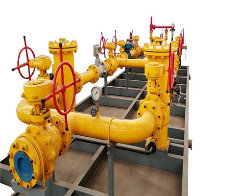 Natural Gas Pressure Regulating and Metering Station  Natural Gas Pressure Regulating Unit Gas Pressure Reducing Station